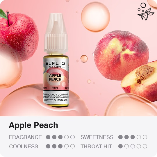 ELFLIQ Apple Peach Nikotinsalz Liquid 20ml/mg