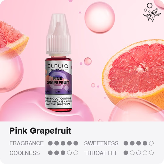 ELFLIQ Pink Grapefruit Nikotinsalz Liquid 20ml/mg