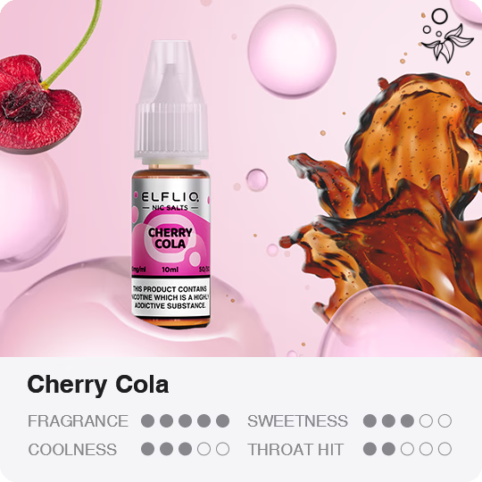 ELFLIQ Cherry Cola Nikotinsalz Liquid 20ml/mg