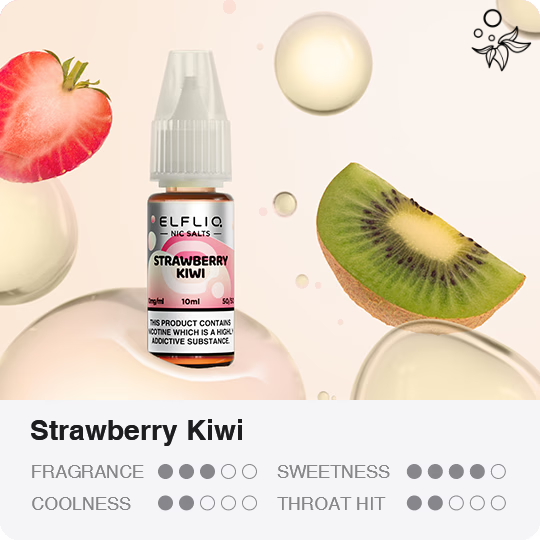 ELFLIQ Strawberry Kiwi Nikotinsalz Liquid 20ml/mg