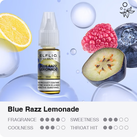 ELFLIQ Blue Razz Lemon. Nikotinsalz Liquid 20ml/mg