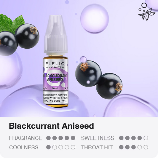 ELFLIQ Blackcurrant Aniseed Nikotinsalz Liquid 20ml/mg