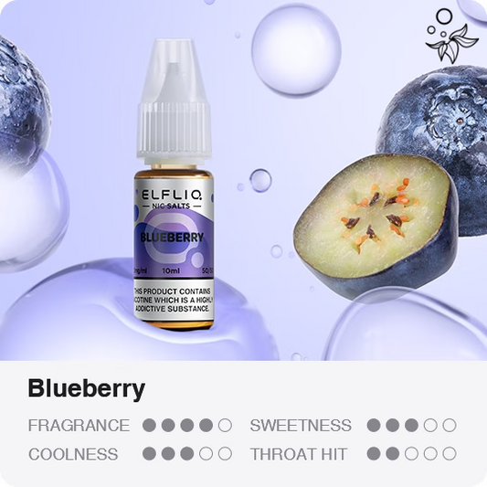 ELFLIQ Blueberry Nikotinsalz Liquid 20ml/mg