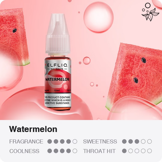 ELFLIQ Watermelon Nikotinsalz Liquid 20ml/mg