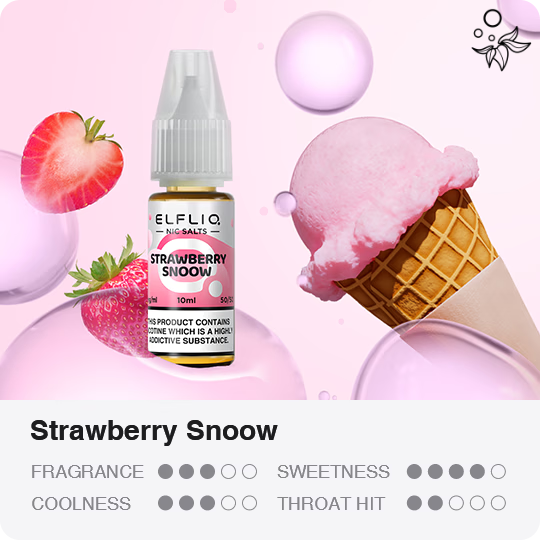 ELFLIQ Strawberry Snoow Nikotinsalz Liquid 20ml/mg