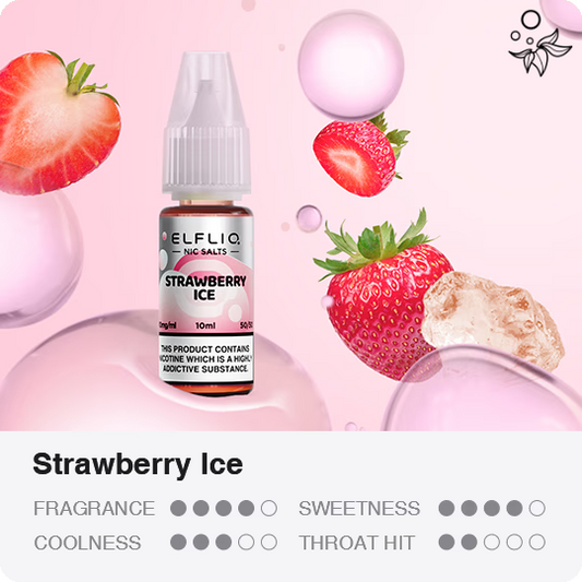 ELFLIQ Strawberry Ice Nikotinsalz Liquid 20ml/mg