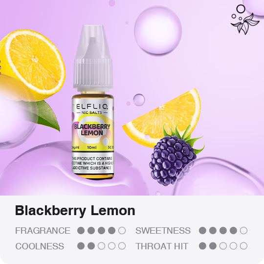 ELFLIQ Blackberry Lemon Nikotinsalz Liquid 10ml/mg