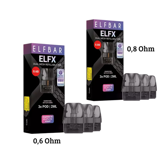 Elfbar ELFX Pod Kit 0,6/0,8 Ohm