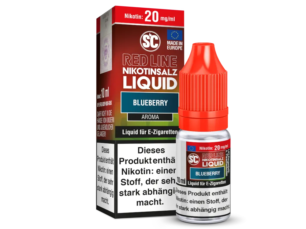 SC - Red Line - Blueberry - Nikotinsalz Liquid 20mg