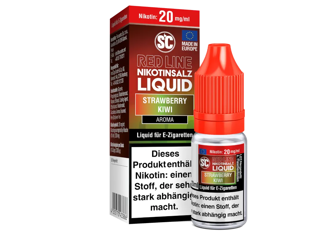 SC - Red Line - Strawberry Kiwi - Nikotinsalz Liquid 20mg